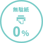 無駄紙0％